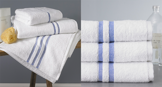 Story@Home Blue Cotton 450 GSM Small Bath Towel - Set of 4